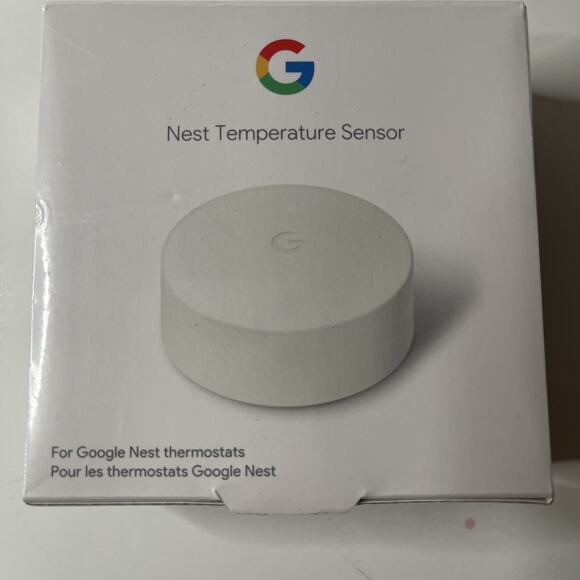 Google Nest Temperature Sensor - White NEW IN SEALED BOX - Picture 1 of 3
